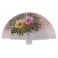 Abanico con flores de diseño en rosa 100962
