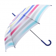 Paraguas largo automático marino y rayas Esprit