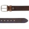 Cinturón piel grabada rayas marrón Bellido 116952