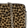Bolso lona y pelo estampado leopardo El Potro 123155